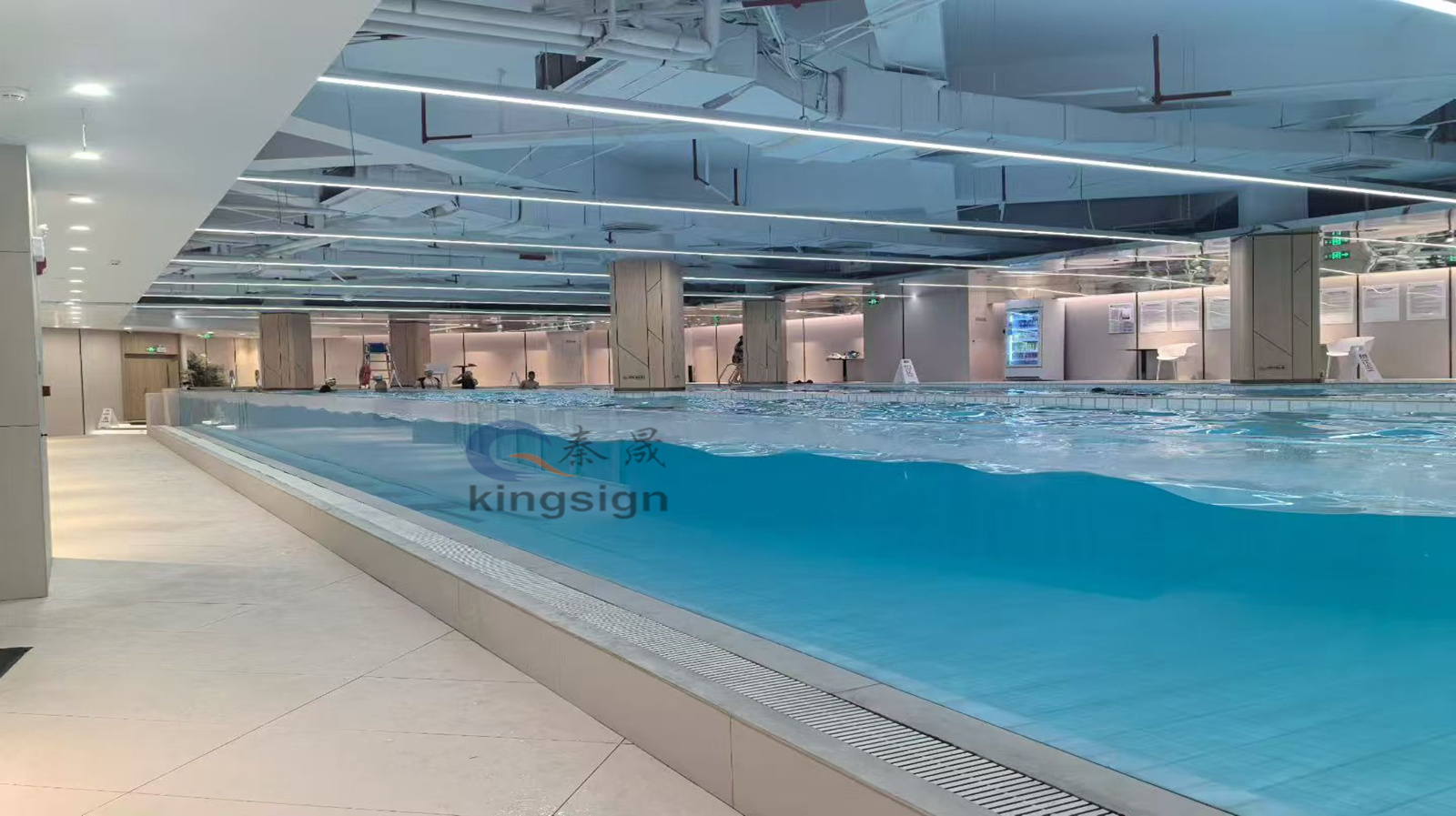 Kingsign 30m lengte 120 mm dik acrylplaat zwembad venster