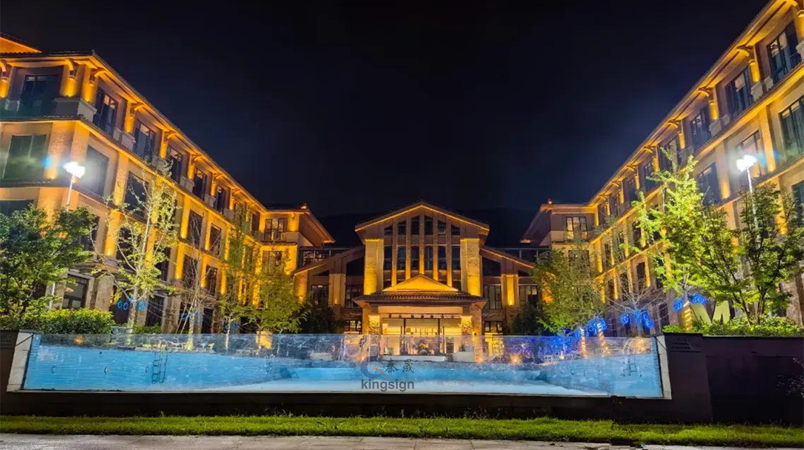 Acrylpaneel voor luxe zwembadraam